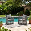 Christopher Knight Home Cassie Outdoor Aluminum Club Chair with Rope Accents (Set of 2) - 2 of 4