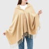 Alpine Swiss Womens Shawl Evening Wrap Pashmina Large Scarf Fringe Cape - image 2 of 4