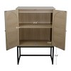 Shoe Storage Cabinet,Shoe Organizer Cabinet,Entryway Cabinet,Rattan Cabinet,High Storage Cabinet With Adjustable Shelf-Maison Boucle - 2 of 4