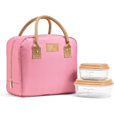 Paaaawaters Lunch Bag for Women - Insulated Large Lunch Box for Work with Containers, Stain-Resistant