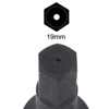 Unique Bargains CR-MO Steel Metric 3/4" Square Drive Impact Hex Socket Black - 4 of 4