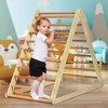 Costzon Foldable Climbing Toys for Toddlers, 3-in-1 Montessori Wooden Triangle Climber for Sliding & Climbing, Indoor Gym Playset for Boys & Girls - 3 of 4