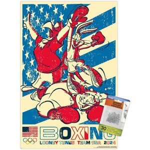 Trends International Looney Tunes x Team USA - Boxing Unframed Wall Poster Prints - 1 of 4