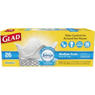 8 gallon drawstring trash bags