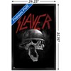 Trends International Slayer - Grey Scale Hellmit Framed Wall Poster Prints - 3 of 4