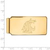Black Bow Jewelry 10k Yellow Gold Washington State Cougars NCAA Money Clip - 2 of 3