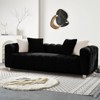 Yukimo 82.68-inch Premium Corduroy Two-Seater Sofa with Metal Legs, Cloud-Like Cushions for Living Room and Bedroom - 2 of 4