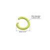 Unique Bargains Carbon Steel DIY Crafts Jewelry Making Open Connector Jump Rings 100 Pcs - 2 of 4