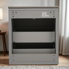 30" Bathroom Vanity with Sink – Modern Freestanding Cabinet with Dual Soft-Close Drawers, Ceramic Top, Handleless Design, MDF Construction - 4 of 4