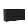 Hitow Chest of Drawers 9 Drawer Horizontal Dresser Wooden Dresser Minimalist Hidden Handle Design - 4 of 4