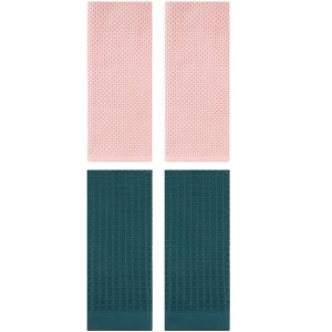REGALWOVEN 4 Pcs Cotton Soft Absorbent Comfortable Waffle Design Hand Towel - 1 of 4