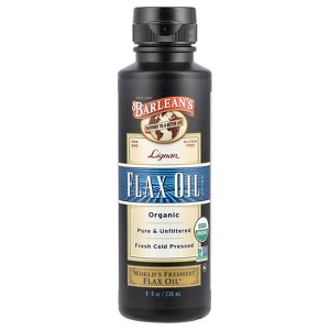 Barlean's Organic Lignan Flax Oil Supplement, 8 fl oz (236 ml) - 1 of 2
