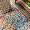 Bohemian FLAIR Boho Vintage Faded Area Rug  - 4 of 4