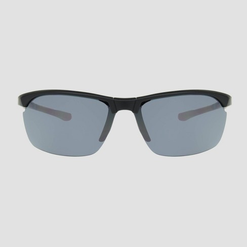 Men's Aviator Sunglasses With Mirrored Polarized Lenses - All In Motion™  Blue : Target