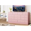 Wood Dresser with 12 Drawer, Modern Chest of Dressers for Bedroom - 3 of 4