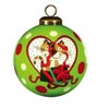 HomeRoots Charming Cat in a Heart Hand Painted Mouth Blown Glass Ornament - 3 of 4