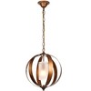 Elegant Lighting Marion Collection Pendant D15 H19 Lt:1 Vintage Silver Finish - 3 of 4