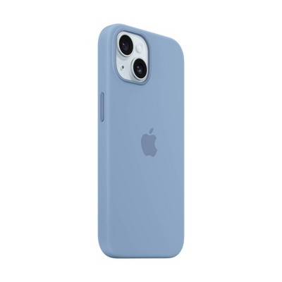 Apple Iphone 15 Silicone Case With Magsafe - Winter Blue : Target