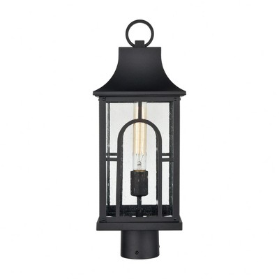 Elk Home Triumph 1 - Light Post Light in  Textured Black