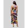 24seven Comfort Apparel Womens Multicolor Womens Razorback Tank Casual Maxi Dress - 3 of 4
