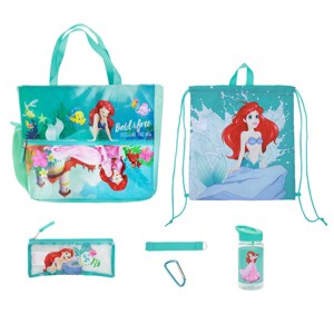 Disney The Little Mermaid 5-Piece Youth Beach Tote Set - 1 of 4
