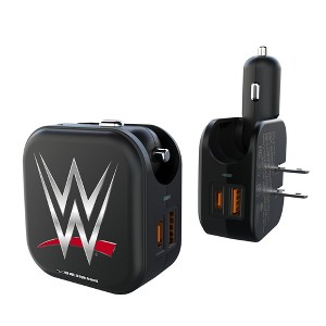 WWE Logos Clean 18-Watt 2 in 1 USB A/C Charger - 1 of 3