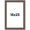 PosterPalooza | Ornate Black Picture Frame - UV Acrylic, Foam Board Backing, Hanging Hardware - 2 of 4