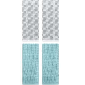 REGALWOVEN 4 Pcs Soft Absorbent Comfortable Waffle Design Hand Towel - 1 of 4