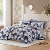 9Pcs BIAB Geometric Print Comforter Set, Premium Touch Contemporary Style All Season Bedding Set with Matching Shams and Sheets - 2 of 4