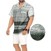 HAPPY BAY Men's Hawaiian Short Sleeve Button Down Shirt Mens Party Shirts Casual Holiday Summer Tropical Island Shirts for Men Funny - 2 of 4