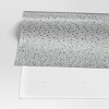 30” 90 sq ft Christmas Roll Wrtap Green/White/Blue Dots on Grey - Wondershop™ - 3 of 3