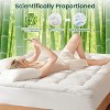 Itopfox King Size Mattress Topper, Rayon from Bamboo, 900 GSM Breathable, Thick Pillow Top Pad with Deep Pocket for Ultimate Comfort - 4 of 4