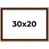 PosterPalooza | Weathered Gold Picture Frame - UV Acrylic, Backing Board, Hanging Hardware Included - 2 of 4