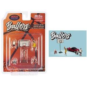 "Ballers" 5 piece Diecast Figure Set Limited Edition to 3600 pieces Worldwide 1/64 Scale Models by American Diorama - 1 of 3