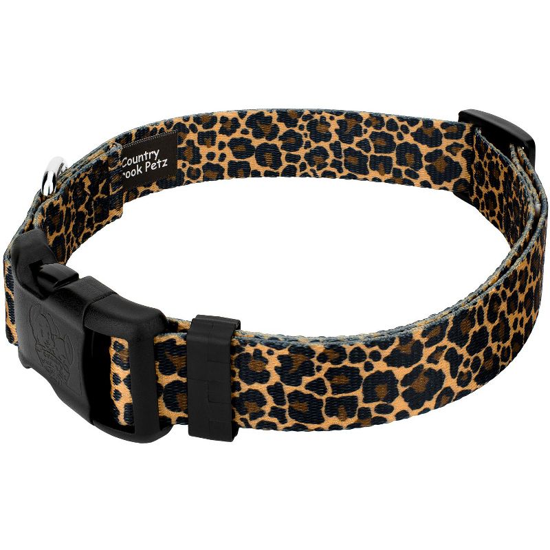 Country Brook Petz Deluxe Leopard Print Dog Collar - Made in the U.S.A., 4 of 8