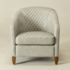 KINWELL 29.1" Wide Tufted Top-Grain Genuine Leather Armchair - 2 of 4