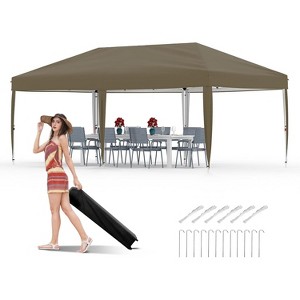 Pop Up Canopy Tent, Heavy Duty Outdoor Canopy W/ Removable Sidewall, Portable Tent Gazebo, Instant Tent Shelter for Parties, Events, & Vendors - 1 of 1