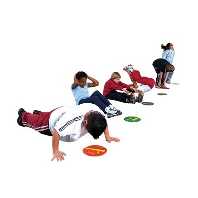 Sportime Fit-Spots, 9 Inches, Assorted Colors, Set of 12