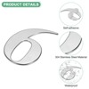 Unique Bargains 304 Stainless Steel Self-adhesive Polished Surface Rust Resistant House Number 1 Pc - 2 of 4