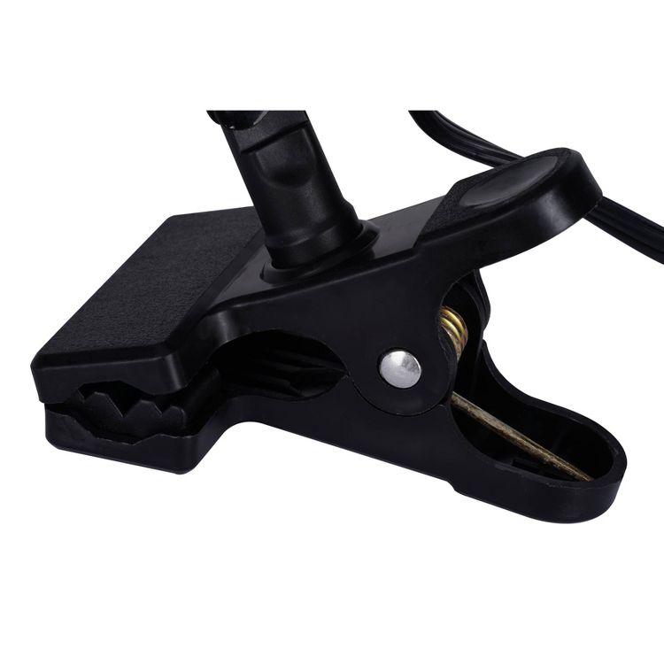 Cresswell Lighting 5&#34; Mini Clip Table Lamp Black (Includes LED Light Bulb), 6 of 20