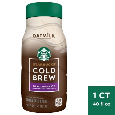 Starbucks Discoveries Dark Chocolate Oatmilk Cold Brew Coffee - 40 fl oz