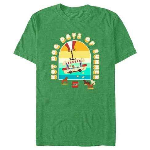 Men's Lego® Hot Dog Days Of Summer T-shirt - Kelly Heather - Large : Target