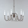 Maxim Lighting Plumette 6 - Light Chandelier in  Chestnut Bronze - 4 of 4