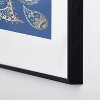Cynthia Haller Classic blue and gold paisley Metal Framed Art Print - Deny Designs - 4 of 4