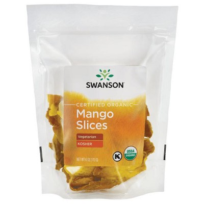 Swanson Certified Organic Mango Slices.
