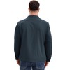 INSPIRE CHIC Men's Lapel Full Zip Up Solid Color Casual Lined Jacket - 3 of 4