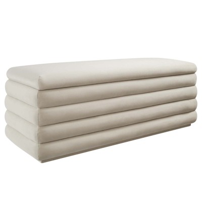 Modway Mezzo Upholstered Performance Velvet Storage Bench