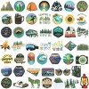 Wrapables Waterproof Vinyl Stickers for Water Bottles, Laptop, Phones, Skateboards, Decals for Teens, 100pcs, Outdoor Adventures - image 2 of 4