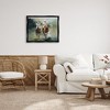 Stupell Industries Polo Players on Horses Black Framed Floater Canvas Wall Art - 2 of 4
