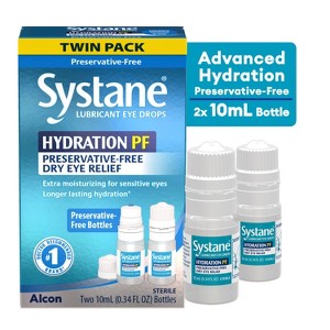 Systane Hydration Multi-Dose Preservative Free Dry Eye Drops - 0.34oz/2pk - 1 of 4